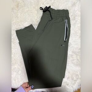 Stylish Olive Joggers with Drawstring by M&S
